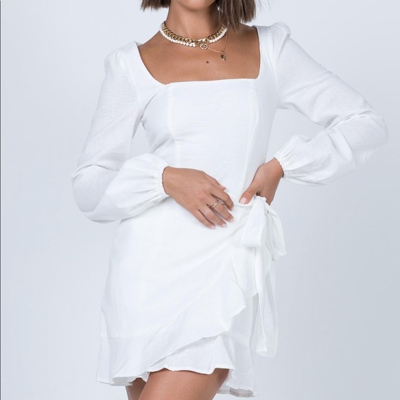 The Villa Mini Dress White Princess Polly - Picture 7 of 11